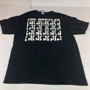 VTG 1998 The Beatles A Hard Days Night Shirt Adult Large Black & White Band Tee
